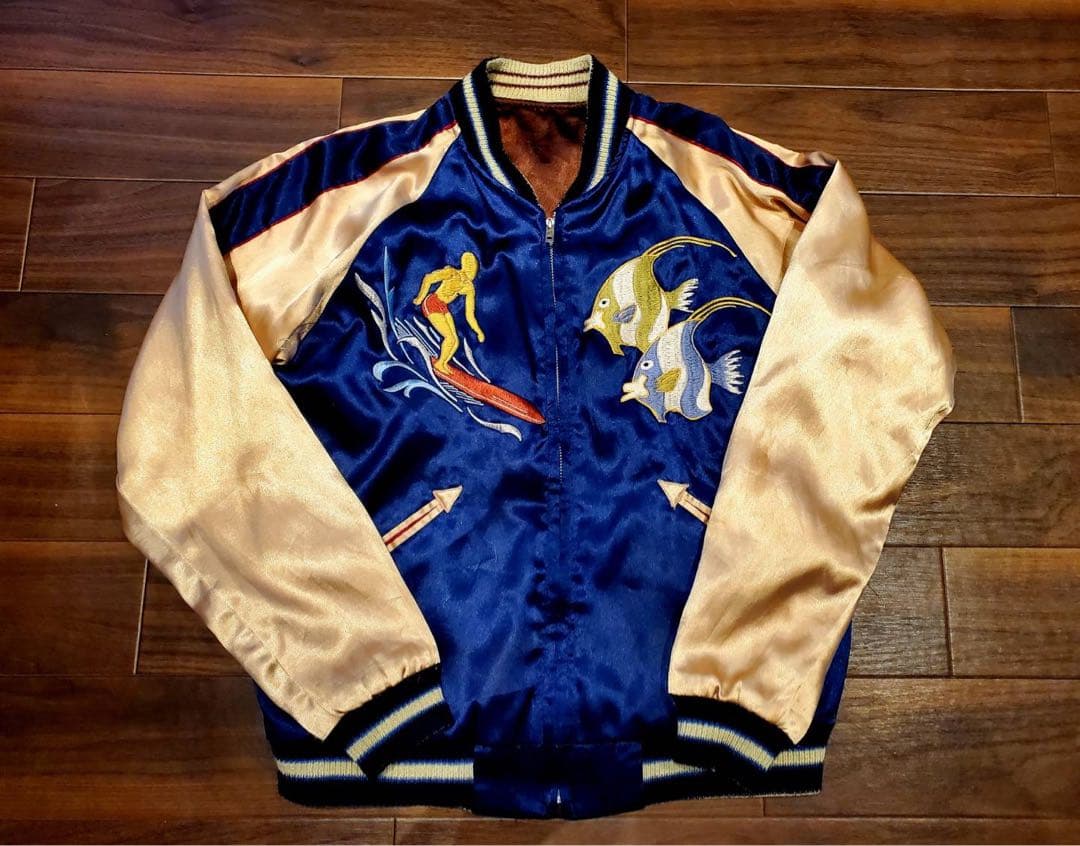 東洋エンターブライズ クローバーリーフ スカジャン アロハ ウクレレ ハワイ