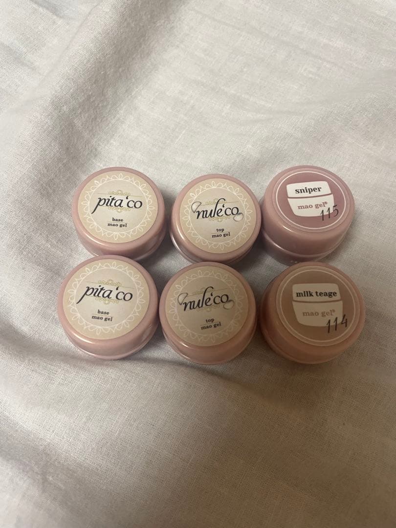 新品未開封マオジェルmaogel ピタコ ヌレコ 114 115 6個セット