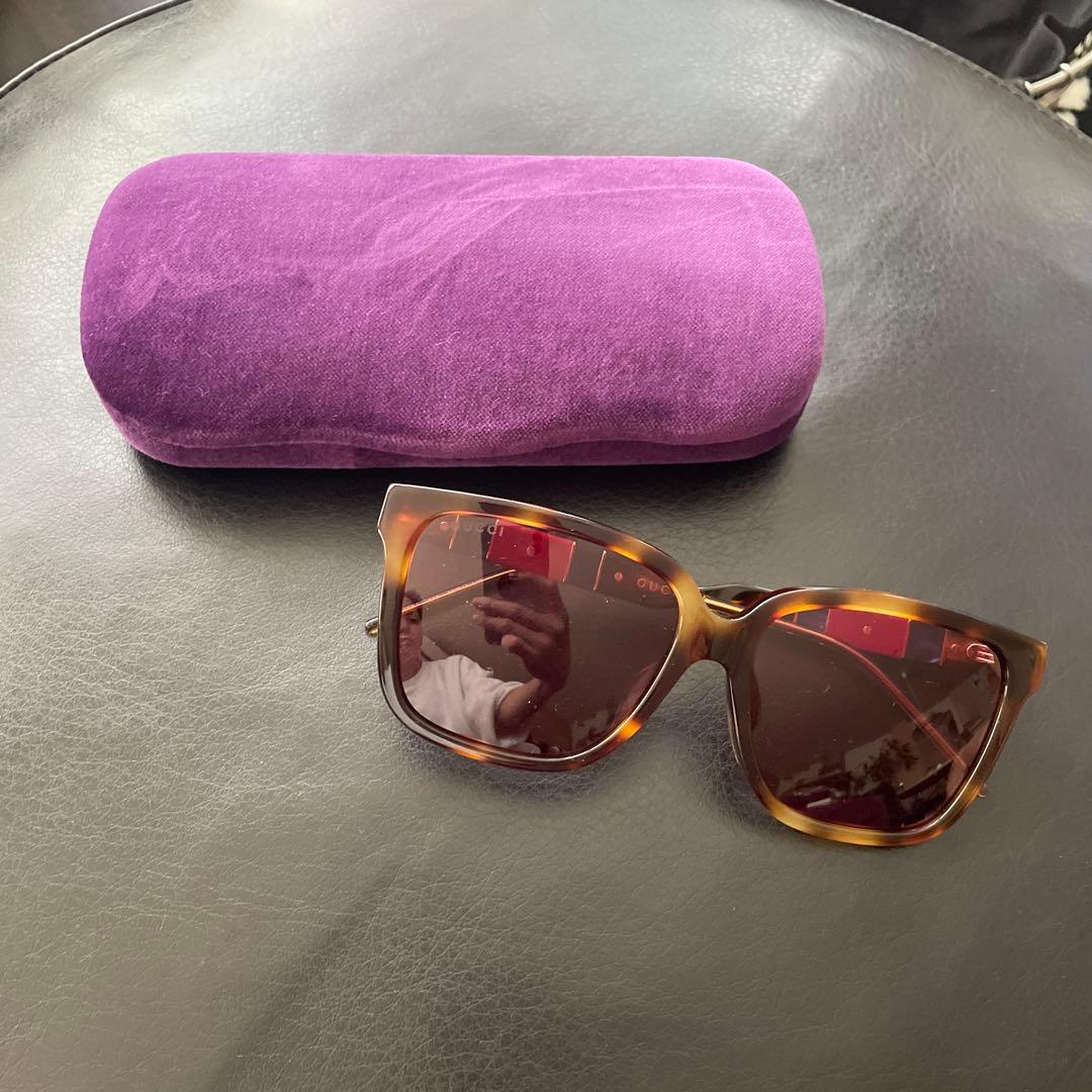 GUCCI ブラウン・トートイズ サングラス