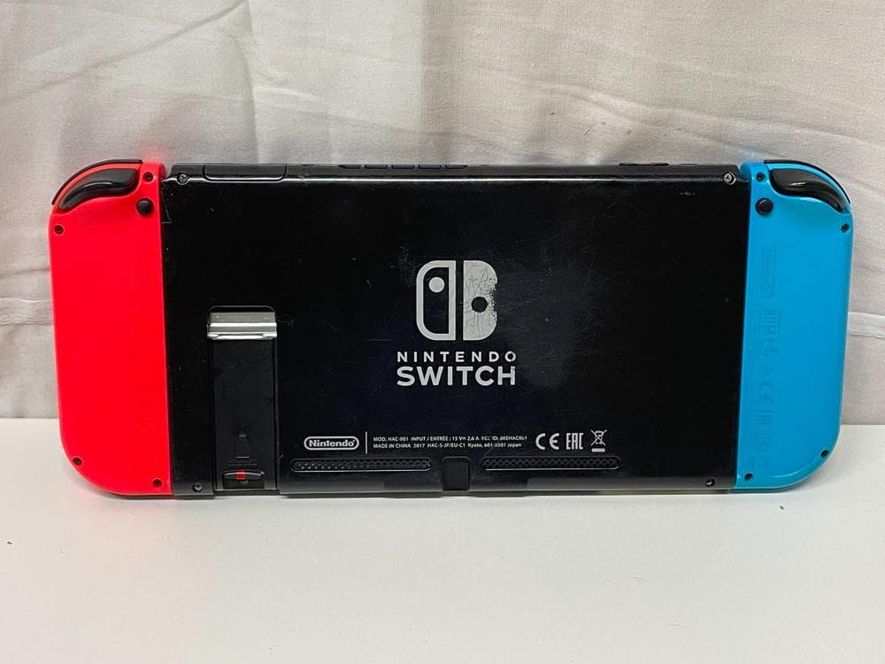 ◆Nintendo Switch任天堂スイッチ 赤青本体プロコン付き　08198