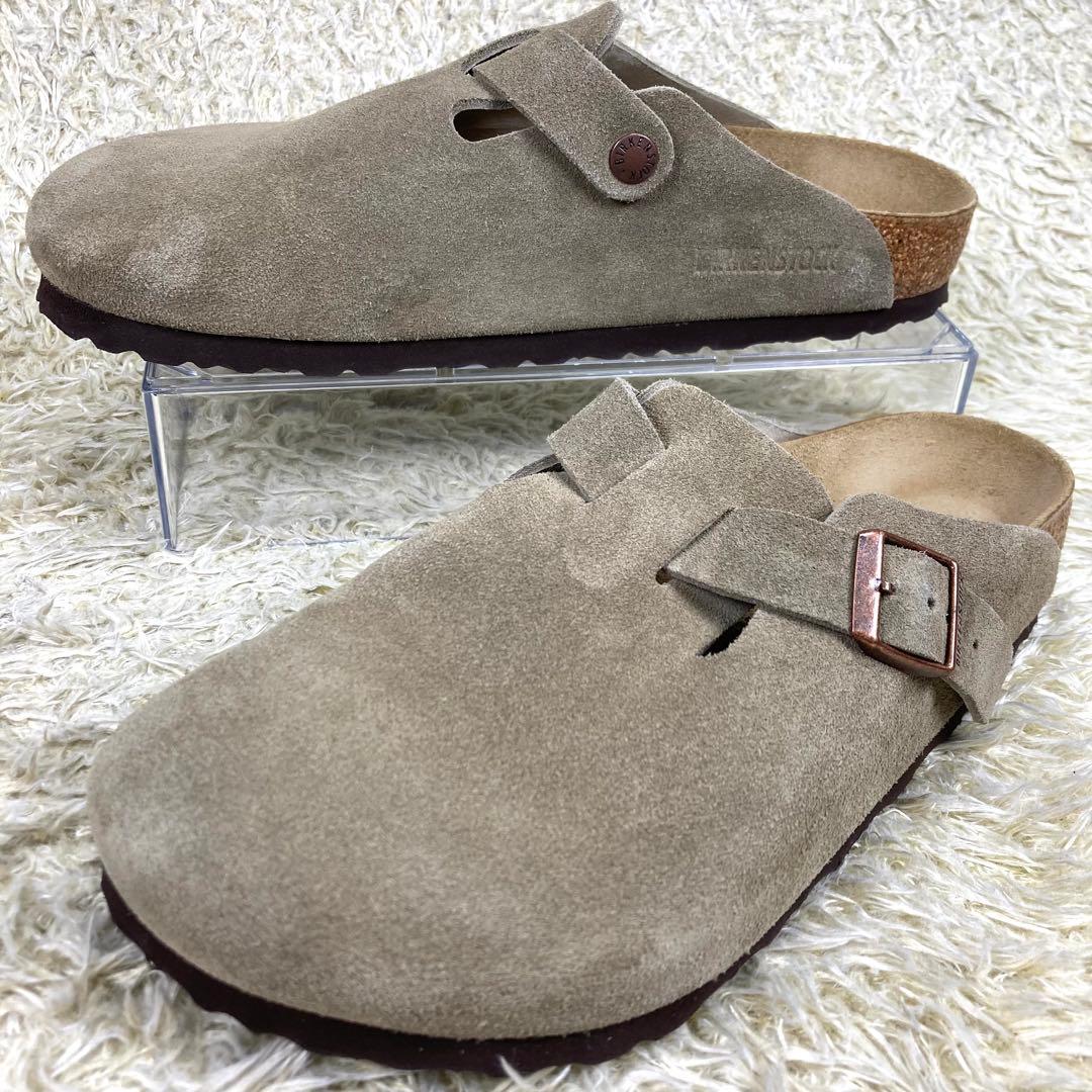 『極美品』BIRKENSTOCK BOSTON スエード サンダル ボストン