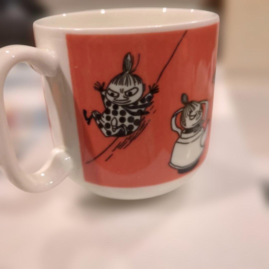 さ*ぁ様 ARABIA、ムーミン マグカップ、子供用 陶器製
