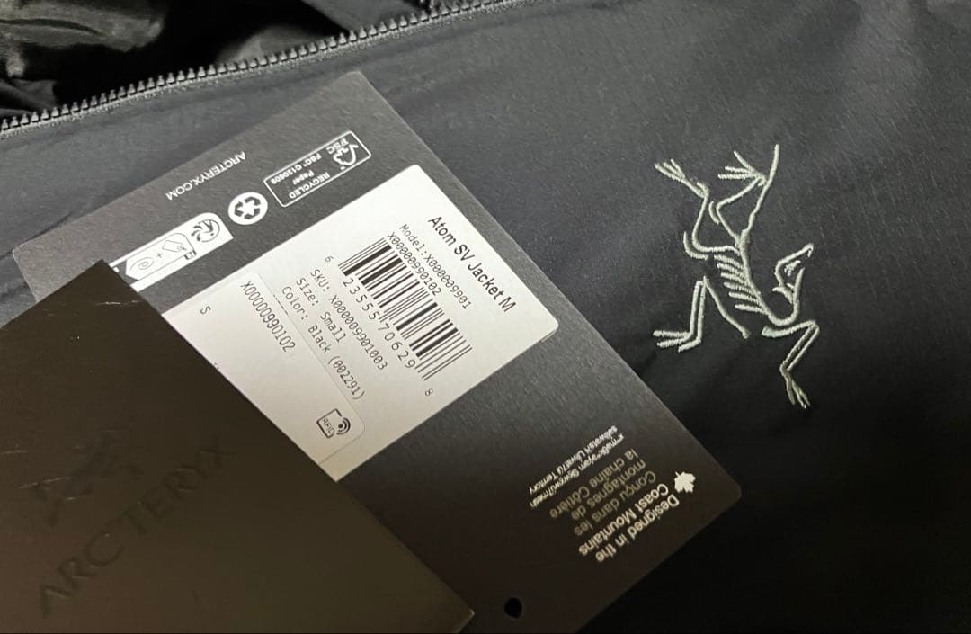 【美品】Atom SV Jacket (Black) ／Sサイズ 25AW