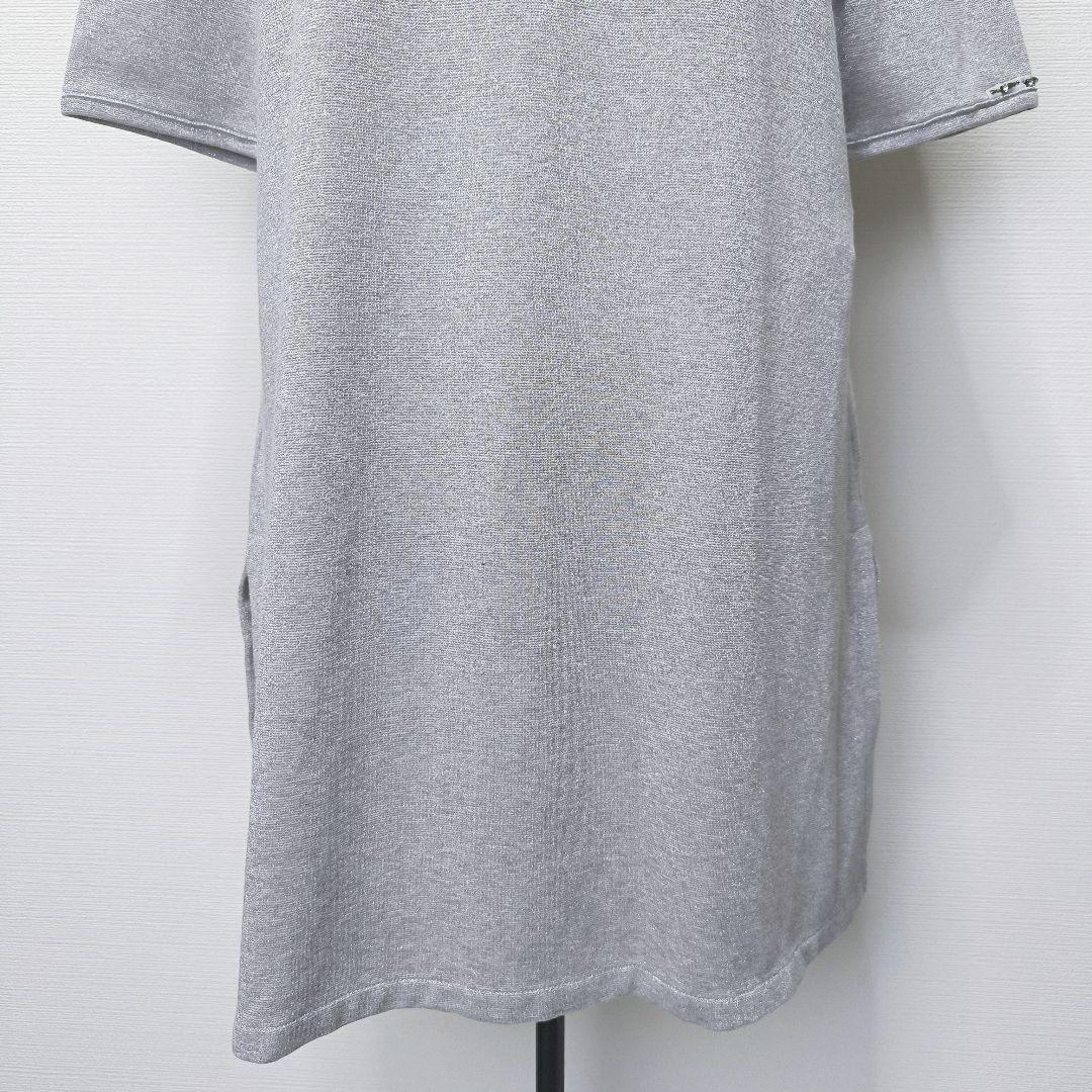 MaxMara studio チュニック ワンピース ロンT　シルバー　ラメ