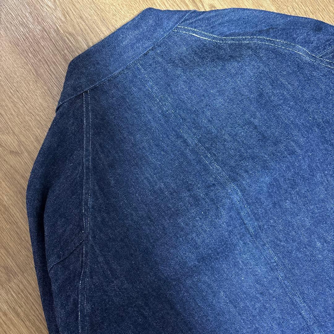 【COMOLI】21AW デニムワークジャケット サイズ2 未使用に近い 美品！