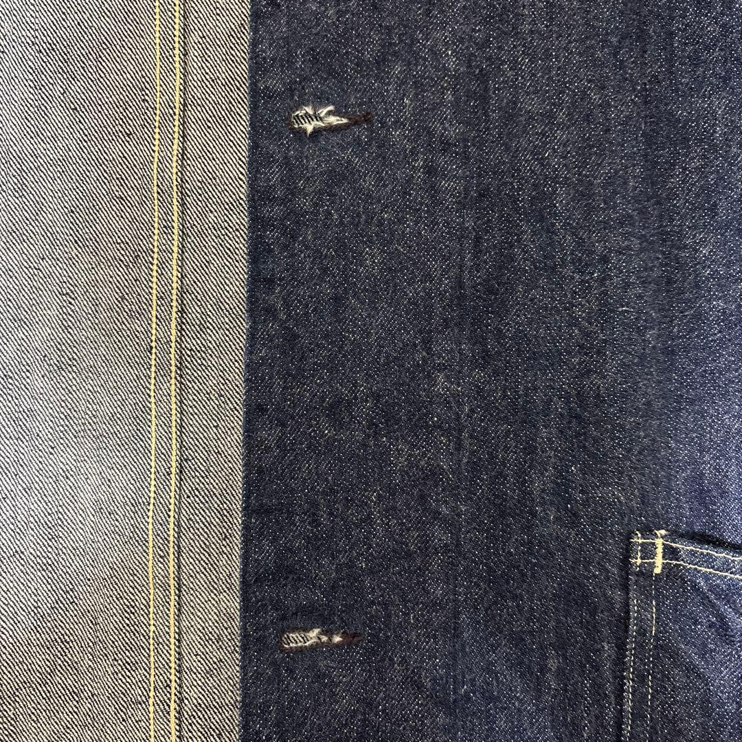 【COMOLI】21AW デニムワークジャケット サイズ2 未使用に近い 美品！