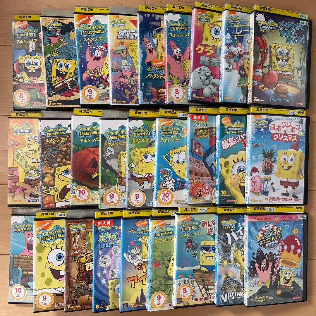 レンタル落ちDVD スポンジ・ボブ 27枚セットまとめ売り 映画