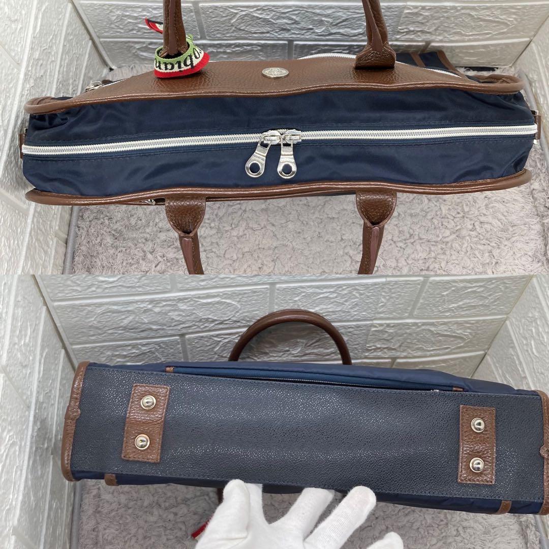 新品❗️Orobianco❗️オロビアンコナイロンビジネスバッグショルダーネイビー