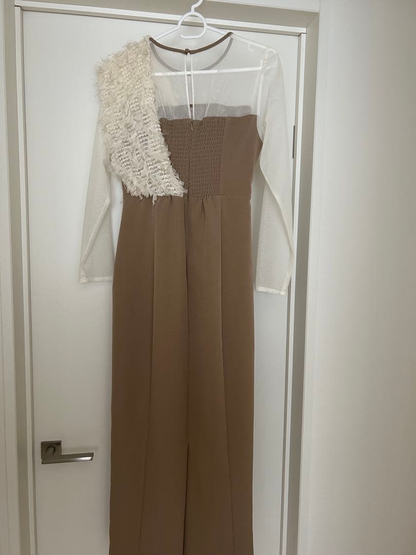 【2/14まで値下げ】アンドレスド niana　オケージョンドレス　ベージュ　S