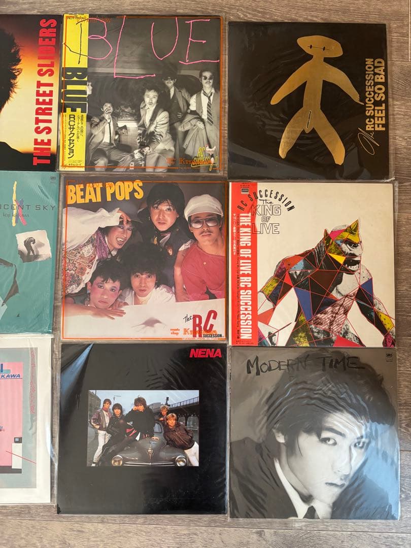 レコード　吉川晃司　RCサクセション　the street sliders