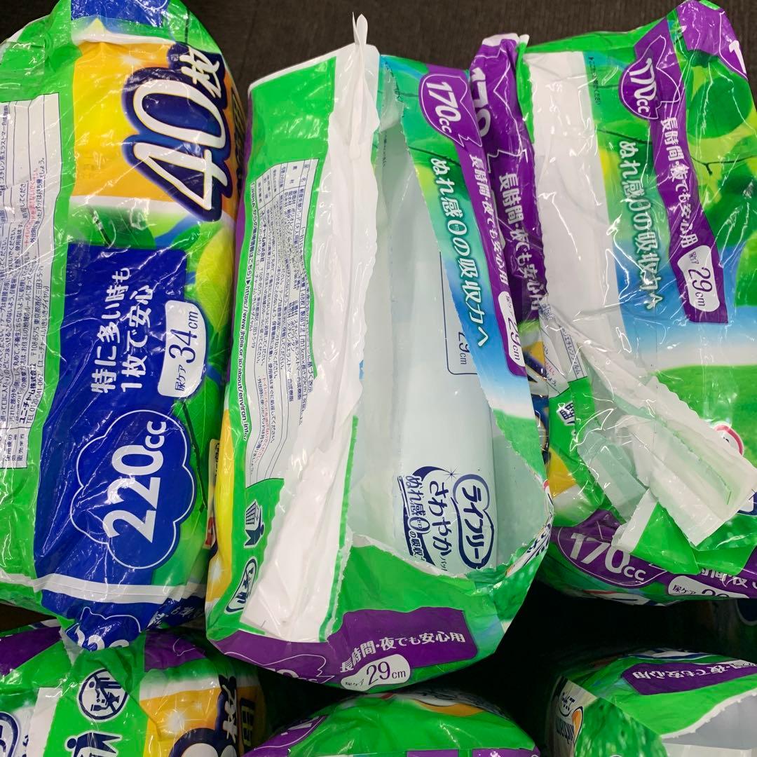 ユニ・チャーム　ライフリーさわやかパッド　170cc　48枚入✕8袋