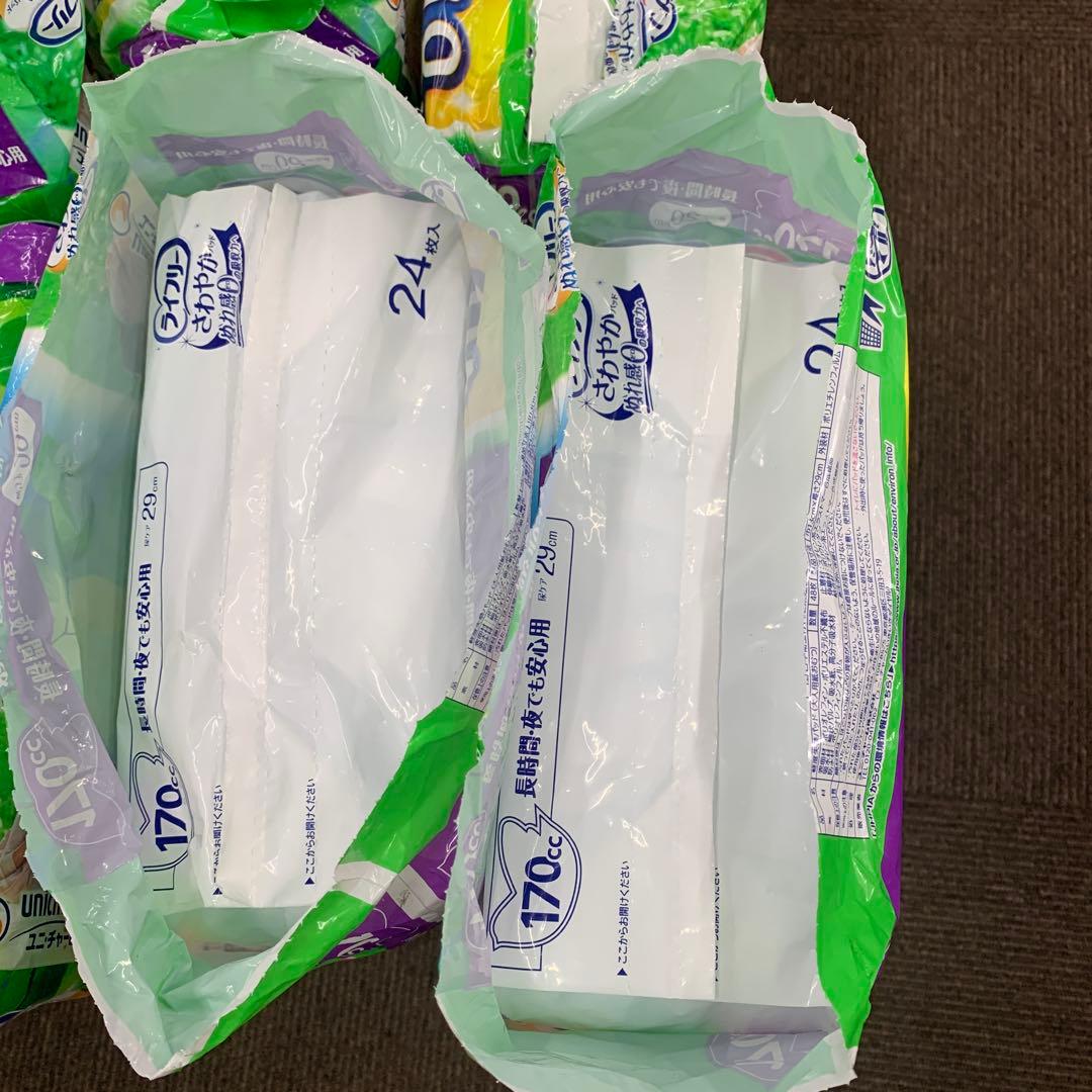 ユニ・チャーム　ライフリーさわやかパッド　170cc　48枚入✕8袋