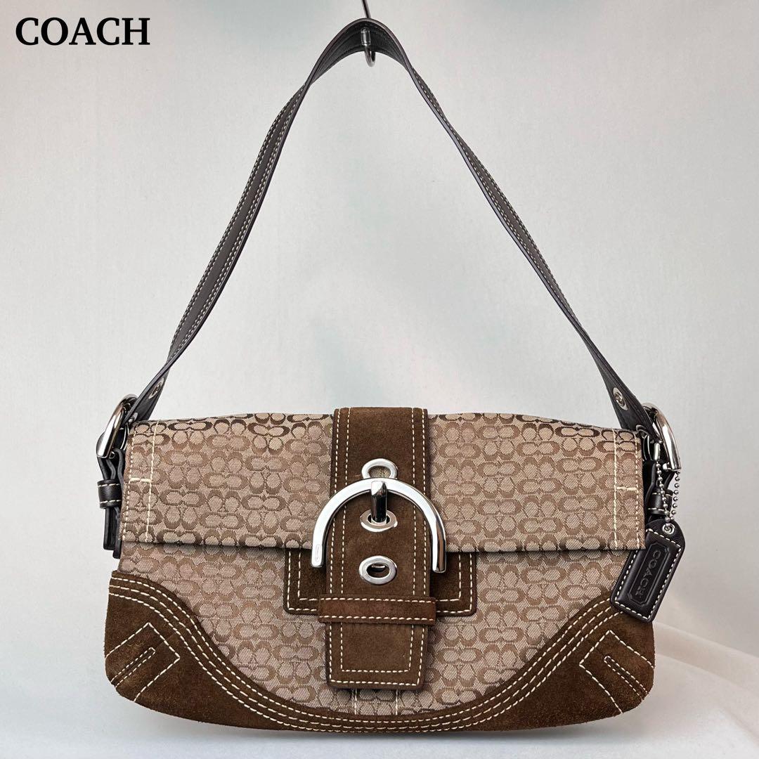 COACH ハンドバック ソーホー シグネチャー ブラウン