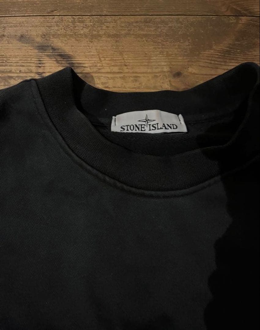 希少 90s 後期 stone  ブラック スウェット 白タグ