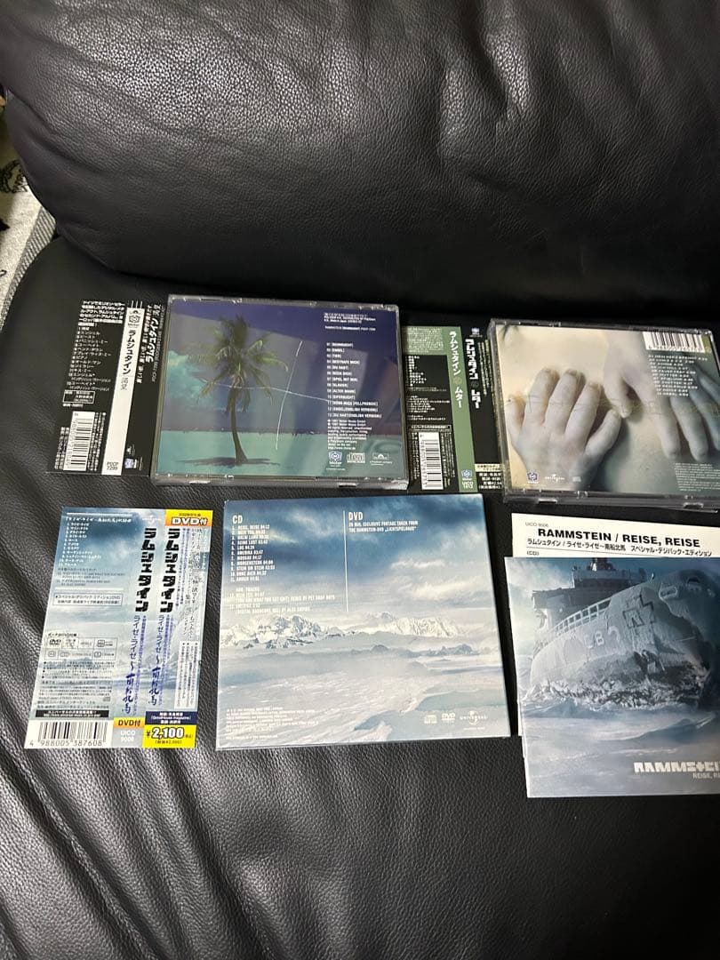 ラムシュタイン　DVD、CD3作品セット　国内盤正規品　渇望　ムター　ライゼ