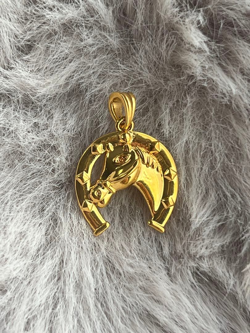 K18 ゴールド馬のチャーム Au 750