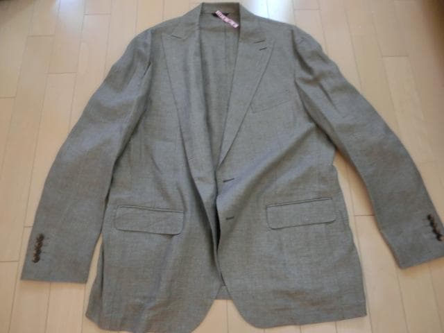 STUDIO by DÜRBAN グレー ジャケット（素材：麻）BB7体