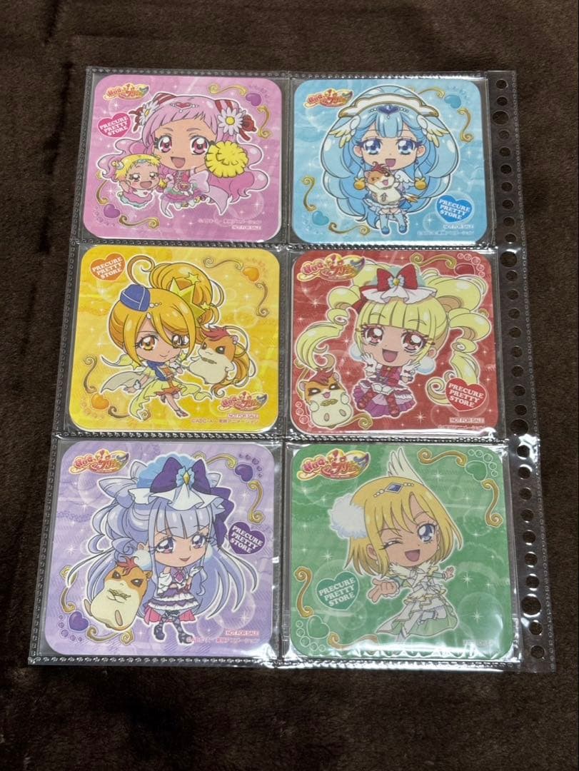 プリキュア　プリティストア　コースター　コンプリート　ノベルティ