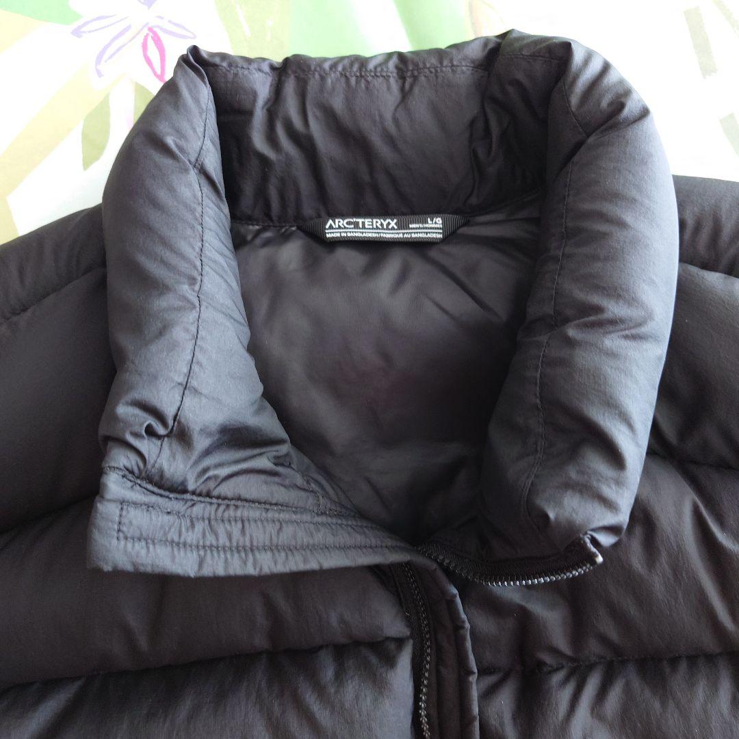 【美品】ARC'TERYX ブラック ダウンベスト L/G