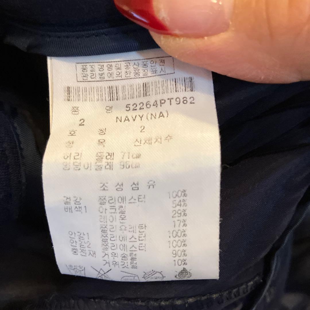 美品❣️パーリーゲイツパンツ❣️キルティング❣️ネイビー❣️2サイズ❣️