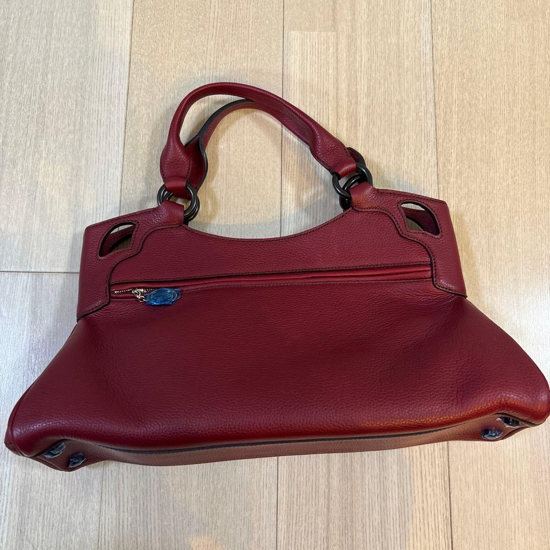 新品未使用　美品Cartier【カルティエ】マルチェロ　ハンドバッグ　赤ボルドー