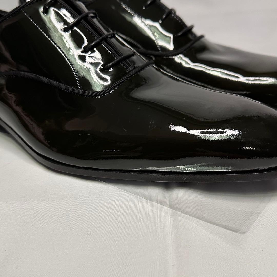 新品未使用☆ランバン☆エナメルシューズ☆ブラック☆本革☆オペラパンプス☆201