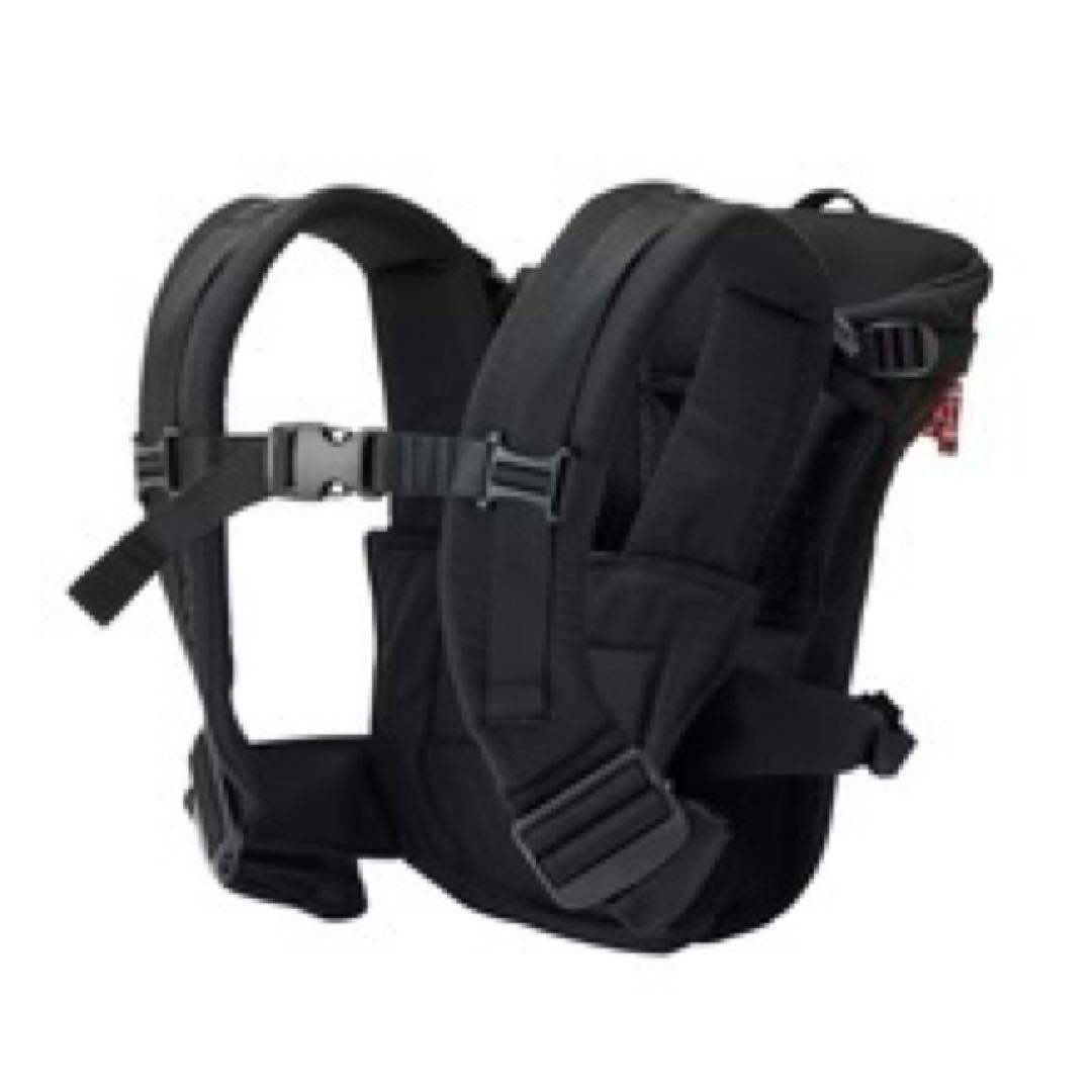 【保証書あり】miki HOUSE ファーストベビーキャリア ブラック　抱っこ紐