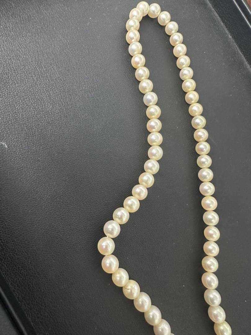パールネックレス　留め具k18ジャンク