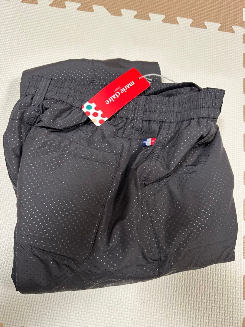 marie claire ドット柄ウィンドブレーカー LLサイズ