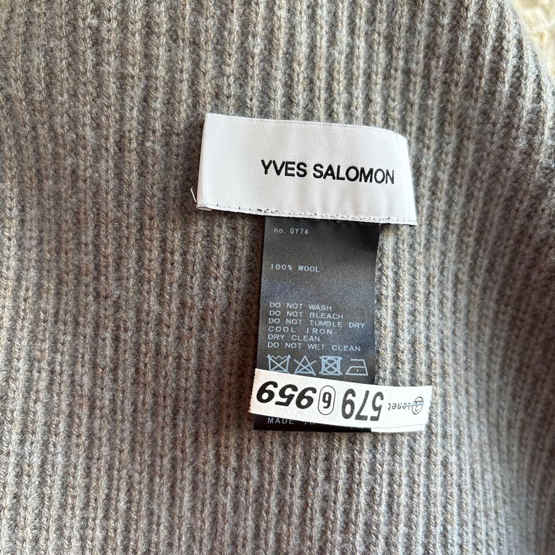 YVES SALOMON イヴ サロモン　フロントニットウェア