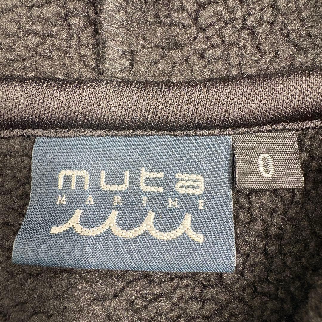 美品　muta MARINE ムータマリン パーカー 黒 ゴルフ 922