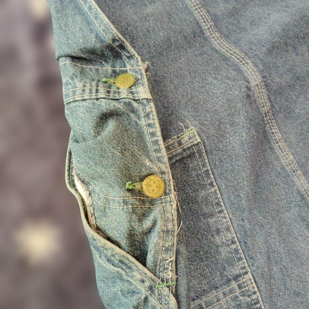 希少 60s オシュコシュ オーバーオール 緑タグ 42インチ ビンテージ