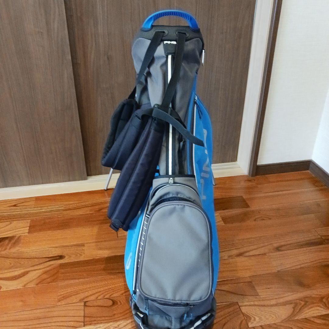 PING スタンドバッグ 青