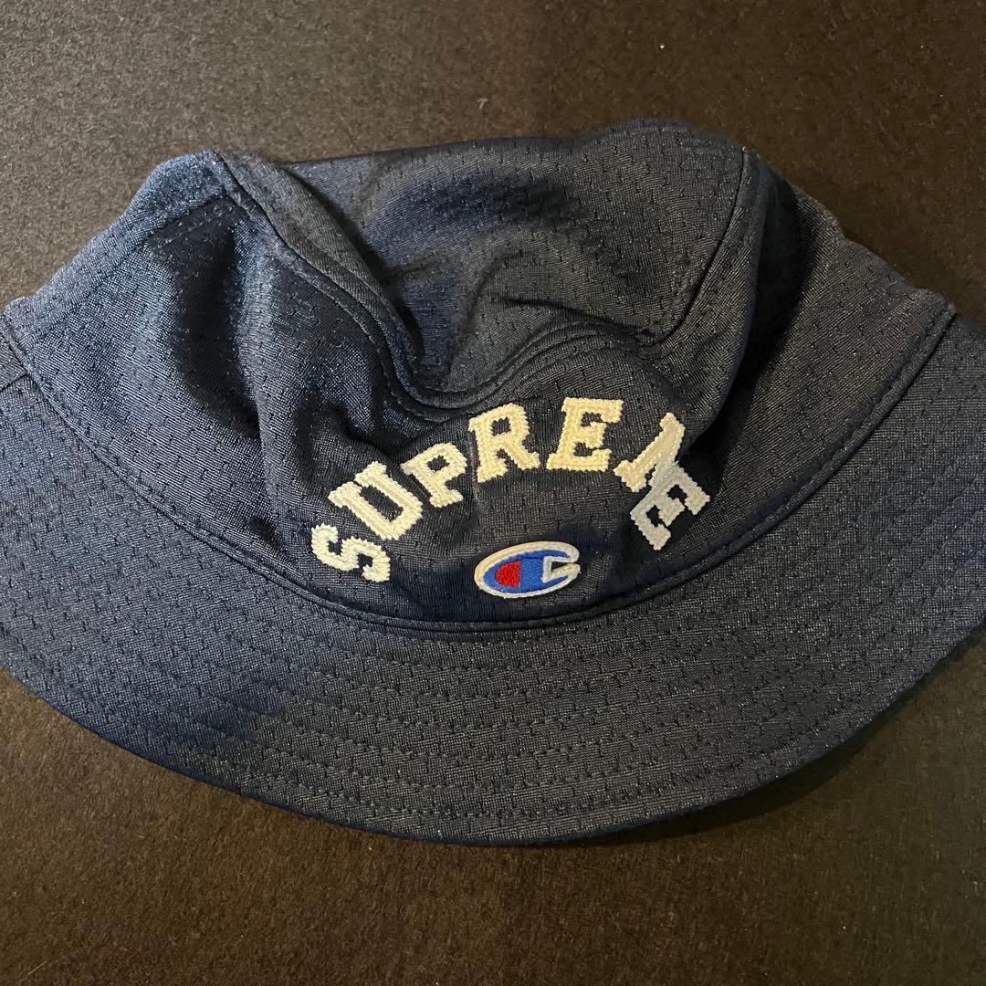 帽子 Supreme x Champion Mesh Crusher navy