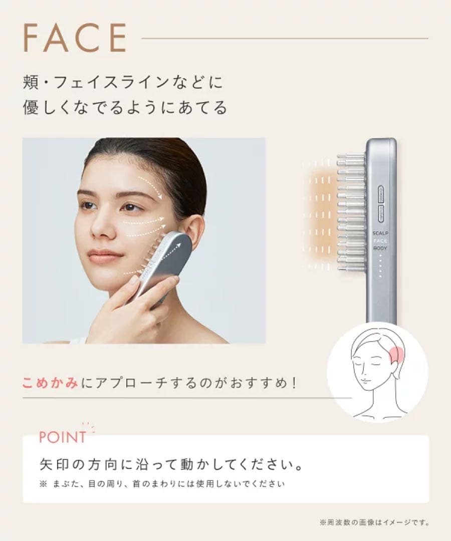 【未使用】SALONIA サロニア EMS リフトブラシ 美顔器 電気バリブラシ