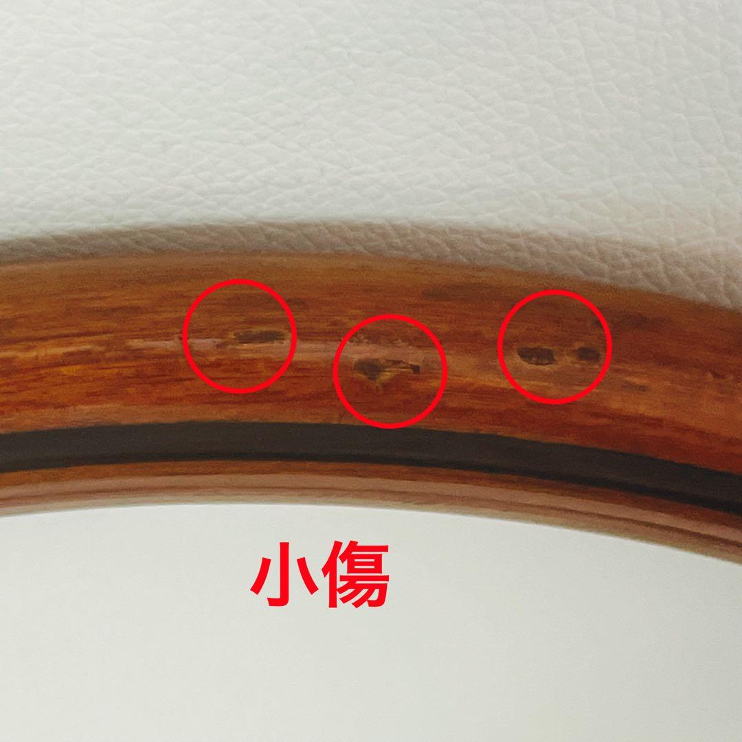 ナルディ　ウッド ステアリング シルバースポーク　飾り台付