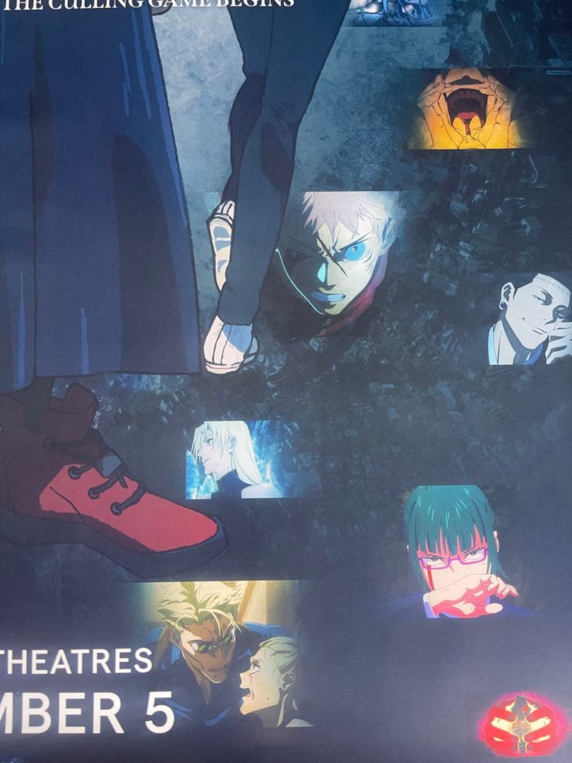 *枚数限定*映画館用両面印刷ポスターUS版:呪術廻戦 渋谷事変 死滅回游