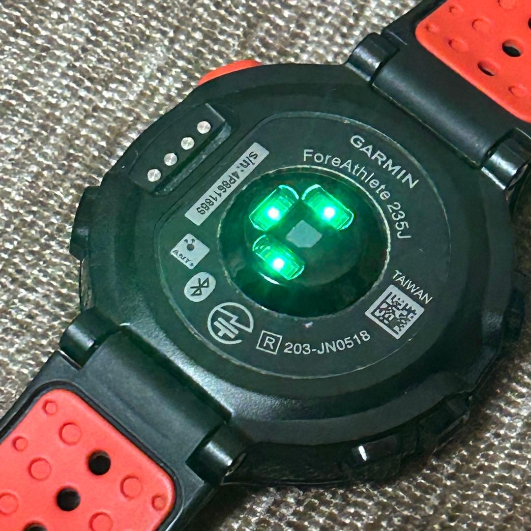 稼働品　充電ケーブル付属　GARMIN ForeAthlete 235J