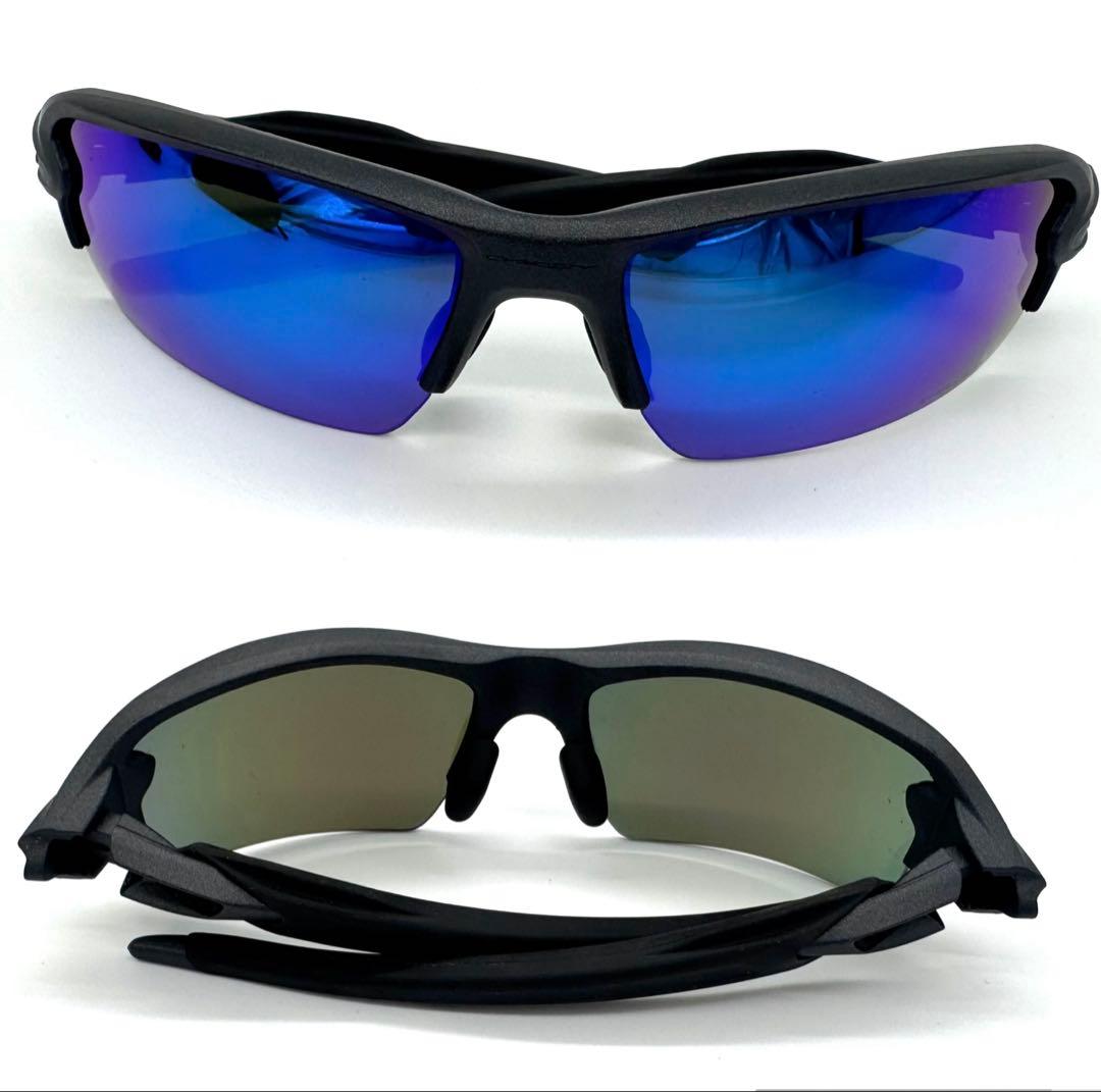 OakleyオークリーマットブラックスポーツサングラスOO9271-4161