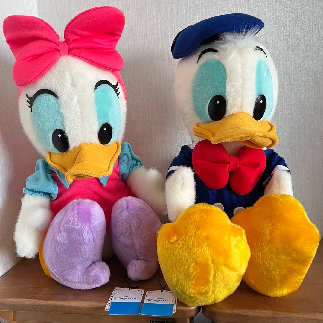 【新品】ディズニーリゾート ドナルド デイジー ぬいぐるみ L
