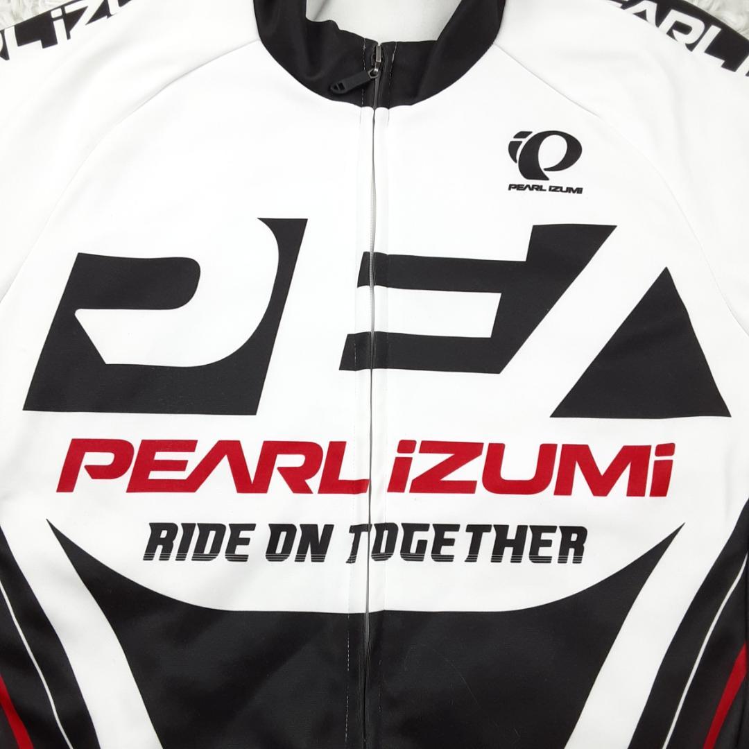 美品◎Pearl Izumi パールイズミ サイクリングウェアセットアップ 白黒