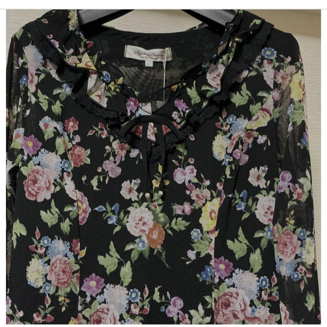 ミッキー様【新品】スーパービューティー♡パワーネットワンピース42♡ブラック