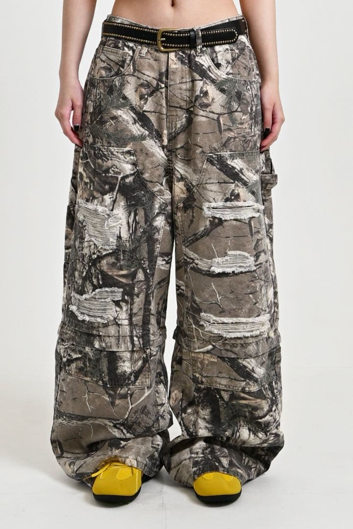 リアルツリーダメージ2WAYパンツ Sサイズ