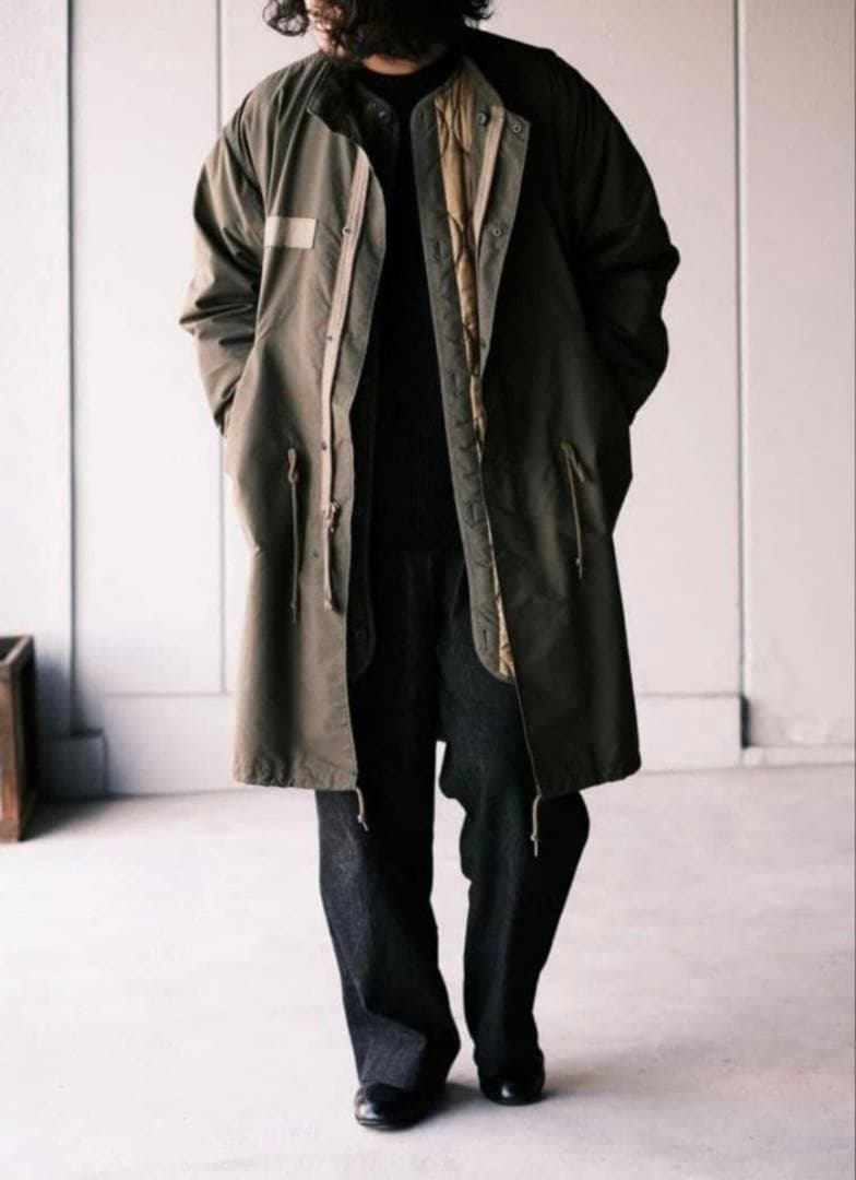 CIOTA 21AWシオタ スビンコットン M65 フィッシュテール パーカー