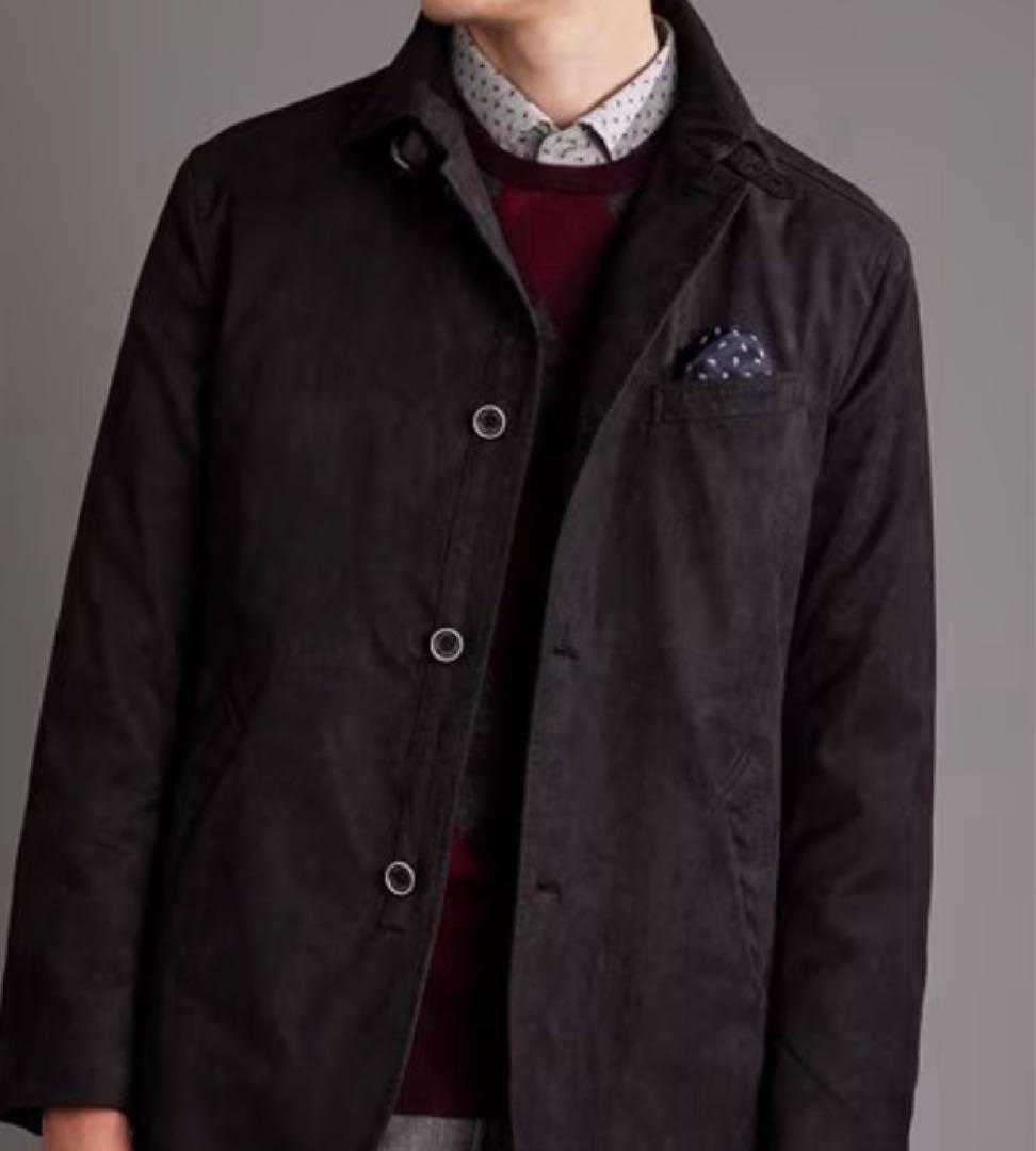 JOSEPH ABBOUD ダウンライナー付2WAYスウェードダウン ブルゾン