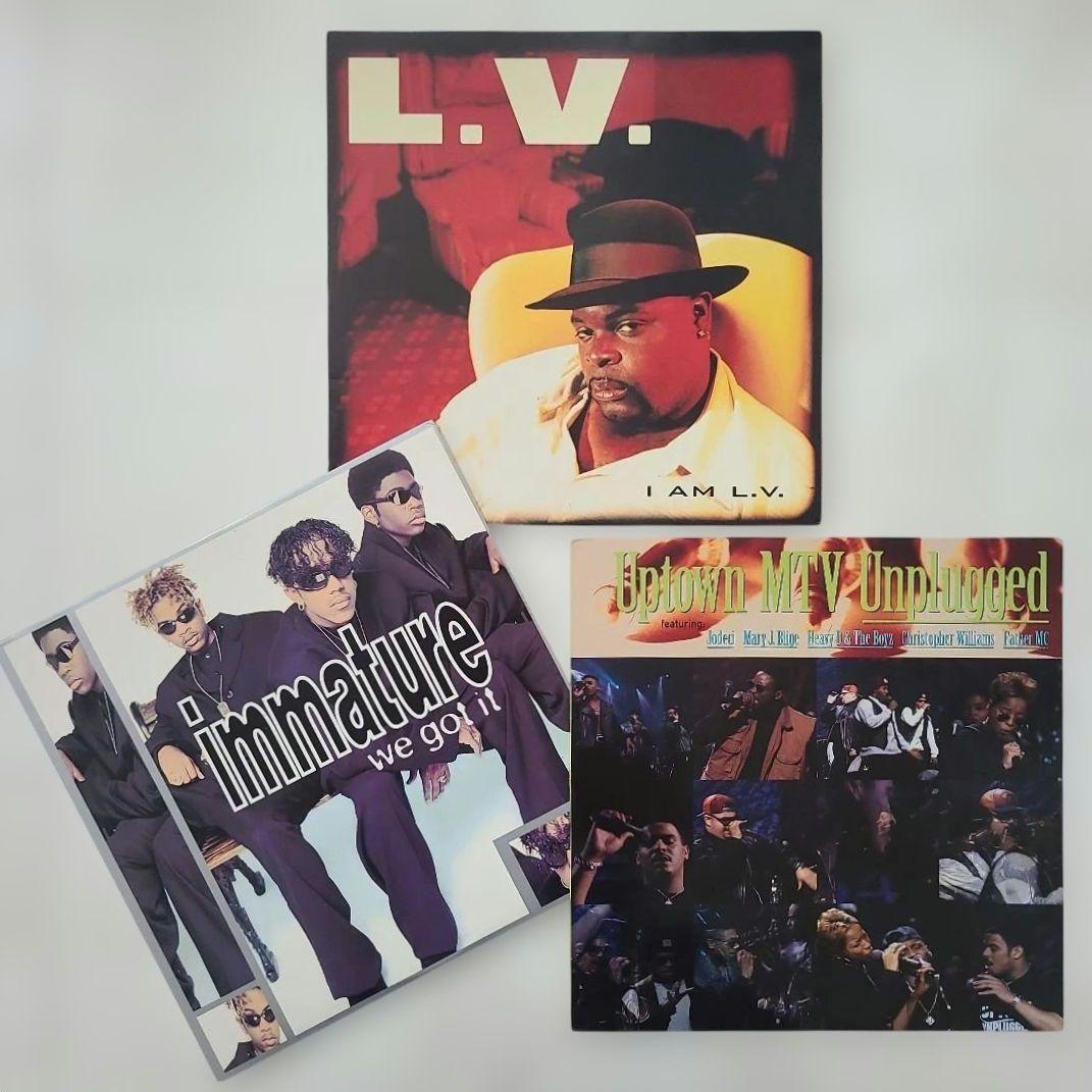 ★ＵＳ・ＵＫオリジナル盤★９０'ＳＲ＆Ｂクラシックス名盤３枚セット