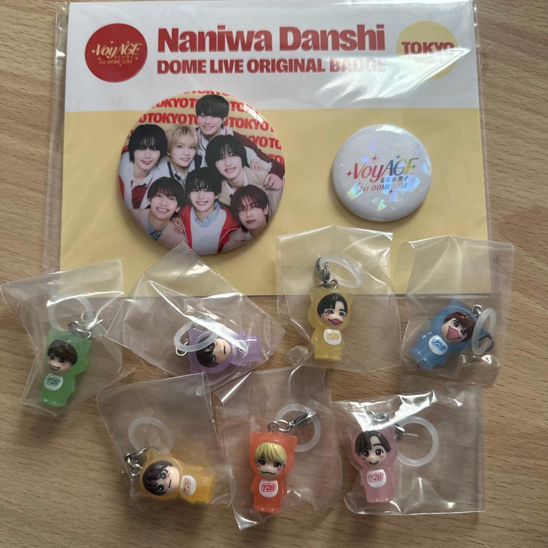 なにわ男子 VoyAGE めじるしチャーム 7種セット 会場限定 缶バッジ