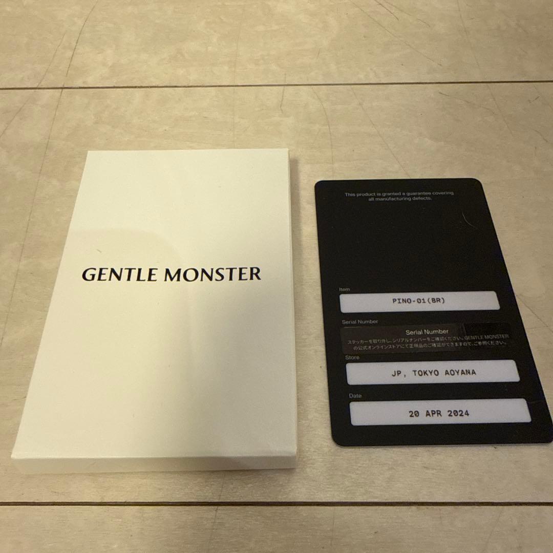 【GENTLE MONSTER】Pino-01(BR) サングラス