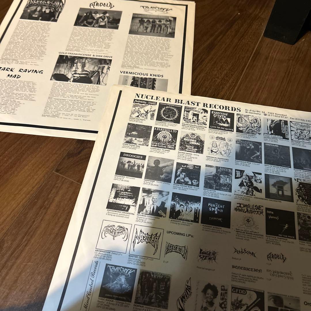 洋楽 nuclear blast grindcore earache