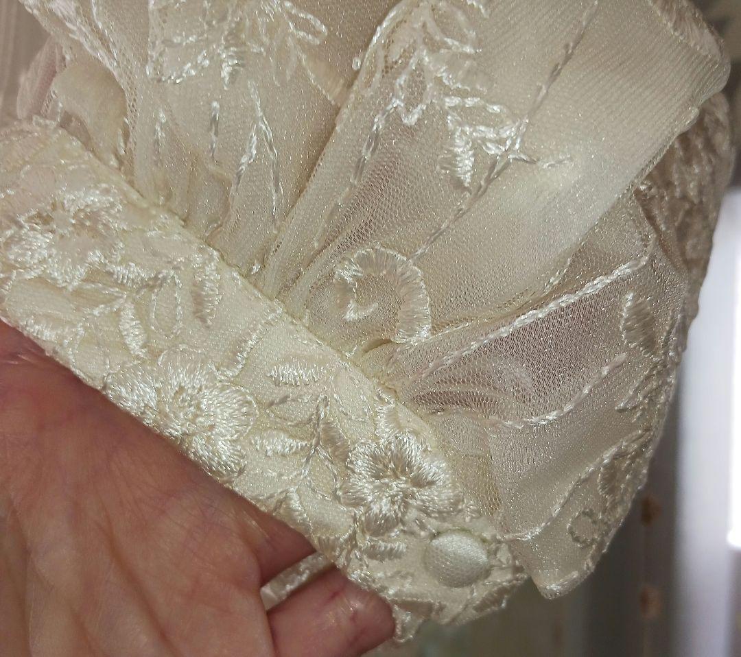 【Acka.】lace flare dress　レースフラワードレス　Sサイズ